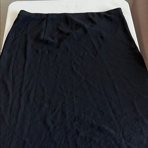 Hilary Radley Classic Black Pencil Skirt